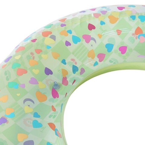 KÓŁKO DO PŁYWANIA 90CM SERDUSZKA ZIELONE 35663