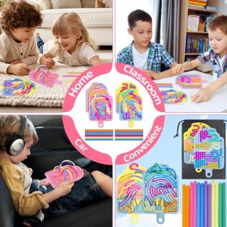 Sensoryczna układanka dwustronna Montessori Zabawka Antystresowa dla Dzieci