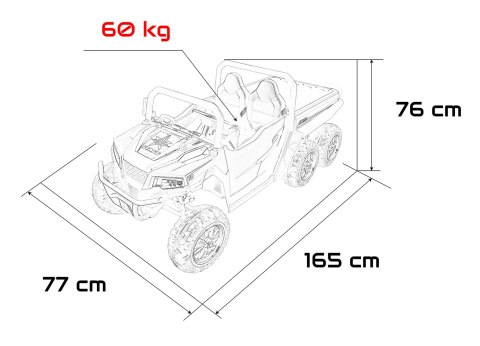 Pojazd Farmer Truck X-POWER Czerwony