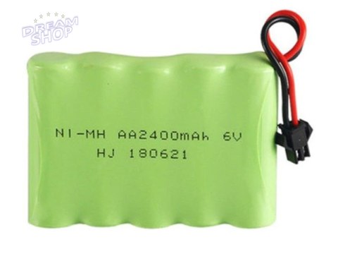 Akumulator Pakiet Bateria NIMH 6V 2400mAh JST SM Crawler HB1401 HB1402 Akumulator Pakiet Bateria NIMH 6V 2400mAh JST SM Crawler HB1401 HB1402