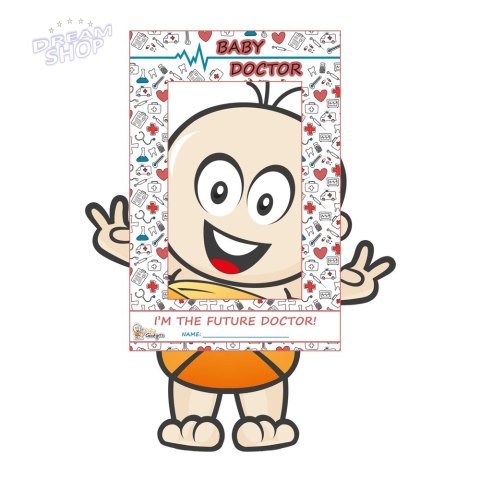 Baby Doctor - Śliniak z rękawami