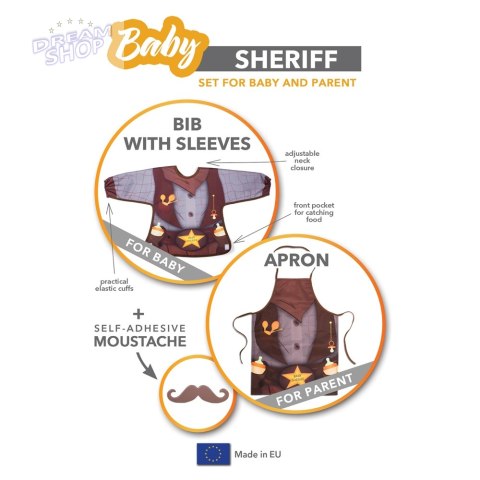 Baby Sheriff - Śliniak i fartuch Baby Sheriff - Śliniak i fartuch