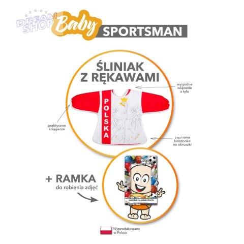 Baby Sportsman (PL) - Śliniak z rękawami Baby Sportsman (PL) - Śliniak z rękawami