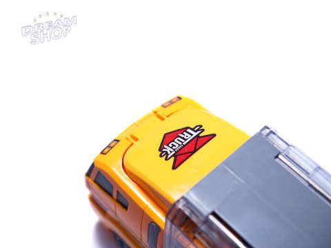 Ciężarówka TIR transporter + metalowe auta maszyny budowlan Ciężarówka TIR transporter + metalowe auta maszyny budowlan