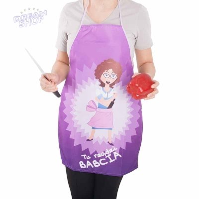 Fartuszek Tu rządzi Babcia kuchenny dla babci Fartuszek Tu rządzi Babcia kuchenny dla babci