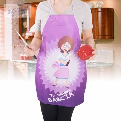 Fartuszek Tu rządzi Babcia kuchenny dla babci Fartuszek Tu rządzi Babcia kuchenny dla babci