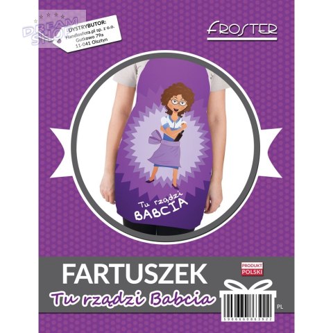 Fartuszek Tu rządzi Babcia kuchenny dla babci Fartuszek Tu rządzi Babcia kuchenny dla babci
