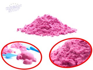 Piasek kinetyczny 1kg w woreczku różowy