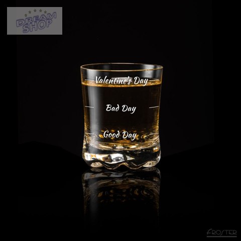 Szklanka do whisky Valentine's Day kawalerski