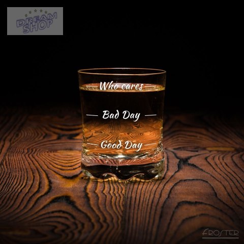 Szklanka do whisky Who cares prezent urodziny
