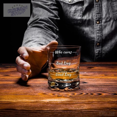 Szklanka do whisky Who cares prezent urodziny