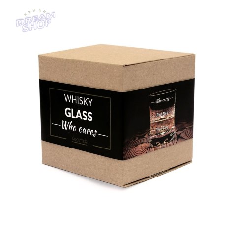 Szklanka do whisky Who cares prezent urodziny