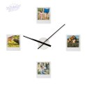 Zegar z ramkami na zdjęcia na ścianę ramki galeria