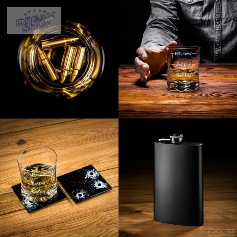 Zestaw Whisky Gitara Who cares kawalerski urodziny Zestaw Whisky Gitara Who cares kawalerski urodziny