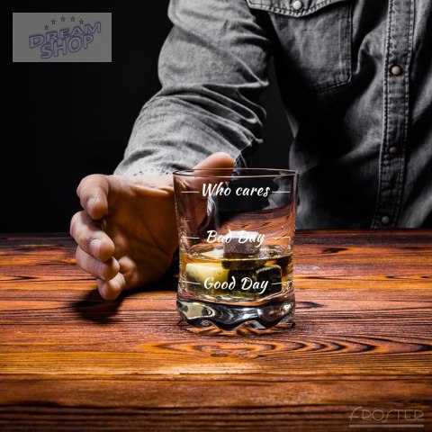 Zestaw Whisky Who cares szklanki kostki do drinków Zestaw Whisky Who cares szklanki kostki do drinków