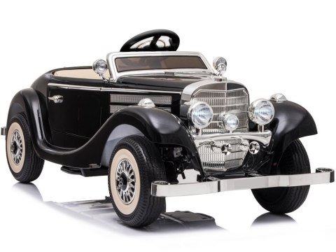 Auto Na Akumulator Mercedes 540K Klasyk Premium Światła LED MP3 Czarny