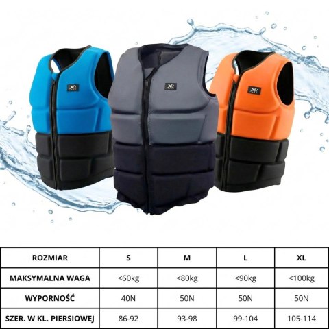 KAMIZELKA NEOPRENOWA ASEKURACYJNA SUP XQMAX R.XL
