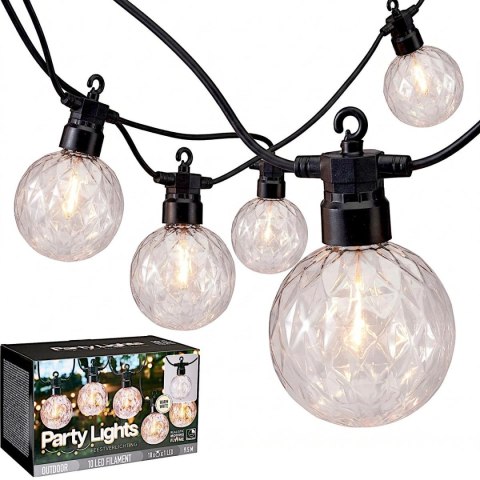 GIRLANDA OGRODOWA PARTY LIGHT 10LED