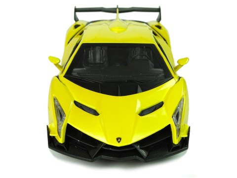 Auto Zdalnie Sterowane Lamborghini Veneno Żółte 2,4 G Pilot Kierownica Dźwięk Światła