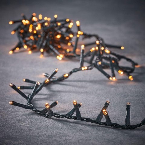 LAMPKI CHOINKOWE ŁAŃCUCH ŚWIETLNY 550 LED TIMER CIEPŁY BIAŁY LUCA