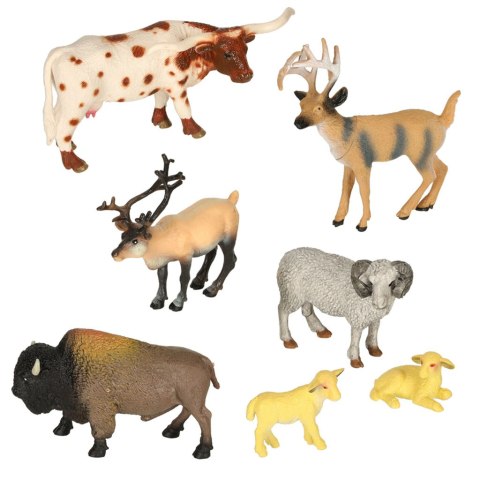 Figurki zwierzęta zoo zestaw 28 el.