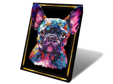 Obraz z cekinów Pop art Pies Buldog francuski Haft 2280 szt. ZA6712