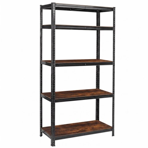Regał magazynowy 5 poziomów loftowy180x90x40 nośność 875 kg