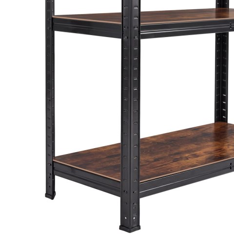 Regał magazynowy 5 poziomów loftowy180x90x40 nośność 875 kg