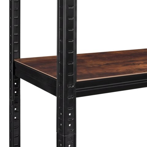 Regał magazynowy 5 poziomów loftowy180x90x40 nośność 875 kg