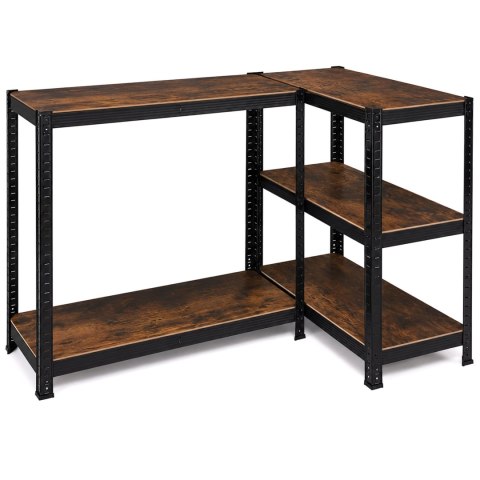 Regał magazynowy 5 poziomów loftowy180x90x40 nośność 875 kg