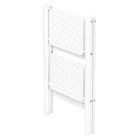 Drabinka składana metalowa EASYSTEP 2 stopniowa WHITE