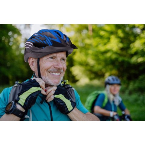KASK ROWEROWY REGULOWANY NIEBIESKI DUNLOP R.M