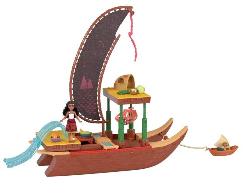 Mattel Disney Lalka Vaiana z "Moana 2" Zestaw łódka + akcesoria ZA6702
