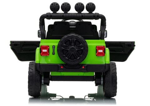 Pojazd Na Akumulator Jeep Rubicon DK-JWR558 24V Zielony