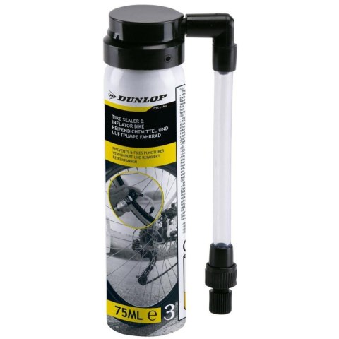 SPRAY USZCZELNIAJĄCY DO DĘTKI ROWEROWEJ Z UNIWERSALNYM WENTYYLEM 75ML DUNLOP