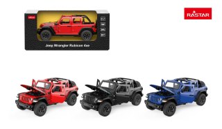 Autko Metalowe 1:32 Jeep Wrangler Rubicon Czarny RASTAR