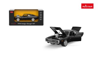 Autko Metalowe 1:36 1970 Dodge Charger R/T Czarny RASTAR