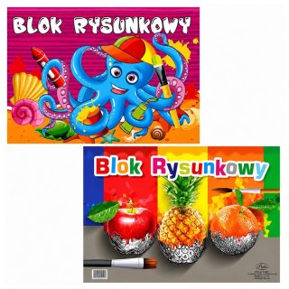 Blok rysunkowy biały A3 19 kartek 80g PROTOS