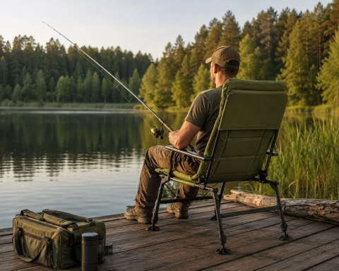 Krzesło wędkarskie FISHER PRO składane