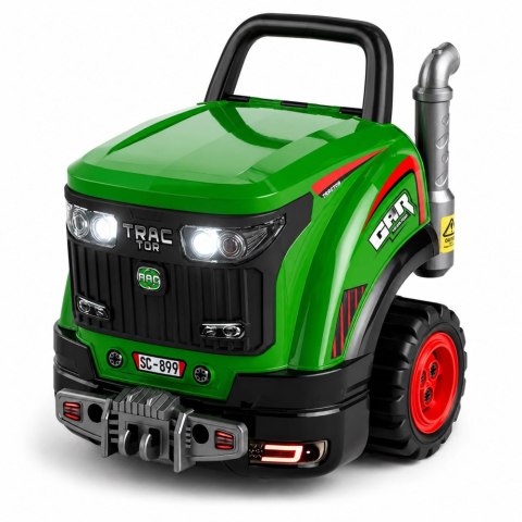 Traktor Do Rozkręcania Mały Majsterkowicz Światła Dźwięki Para Wodna