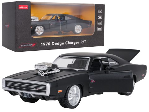 Autko Metalowe 1:36 1970 Dodge Charger R/T Czarny RASTAR