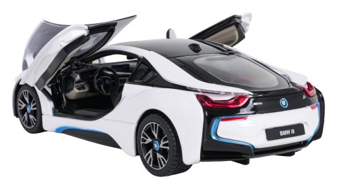 Autko Metalowe 1:24 BMW i8 Biały RASTAR