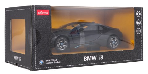 Autko Metalowe 1:24 BMW i8 Czarny RASTAR