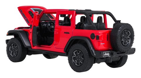 Autko Metalowe 1:32 Jeep Wrangler Rubicon Czerwone RASTAR