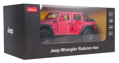 Autko Metalowe 1:32 Jeep Wrangler Rubicon Czerwone RASTAR