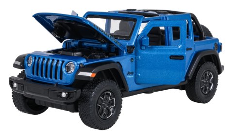 Autko Metalowe 1:32 Jeep Wrangler Rubicon Niebieski RASTAR