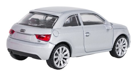 Autko Metalowe 1:43 Audi A1 Srebrny RASTAR