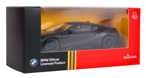 Autko Metalowe 1:43 BMW i8 Czarne RASTAR