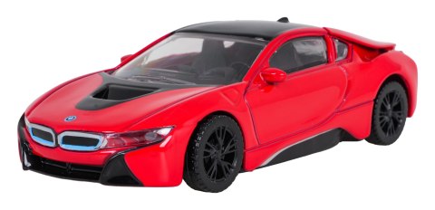 Autko Metalowe 1:43 BMW i8 Czerwone RASTAR