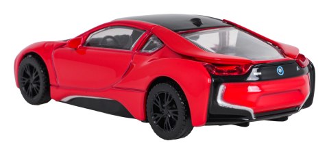 Autko Metalowe 1:43 BMW i8 Czerwone RASTAR